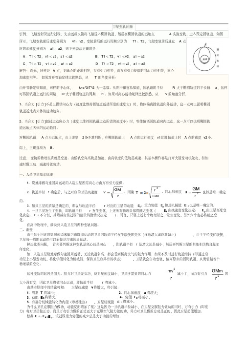 高中物理天体运动热点难点重点卫星变轨问题深度解析(包教会)