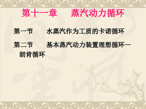 11蒸汽动力循环