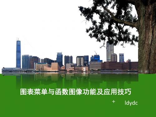 第四节图表菜单与函数图像功能及应用技巧课件.