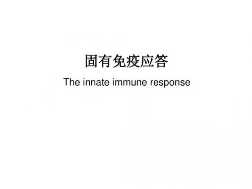 固有免疫应答
