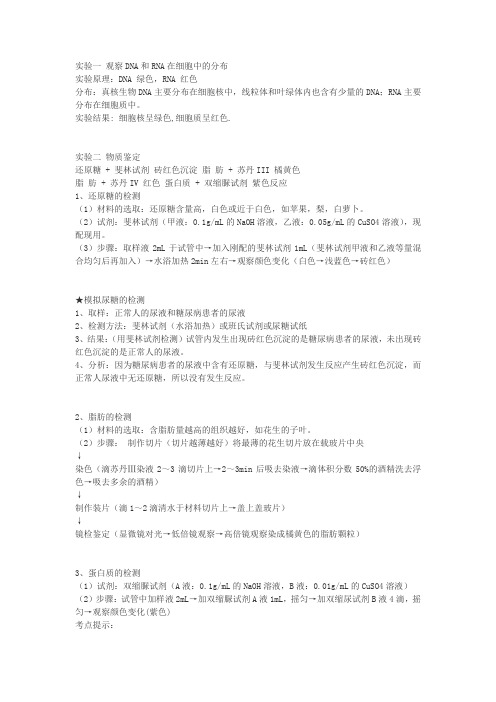 生物实验大全