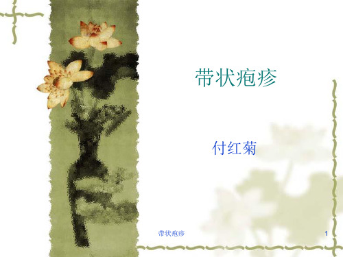 带状疱疹 ppt课件