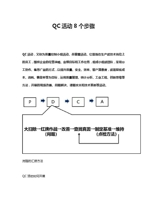 QC活动8个步骤