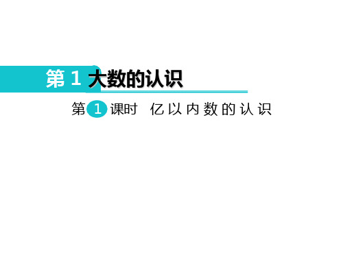 四年级上册数学课件-亿以内数的认识  ppt人教新课标 (共10页)