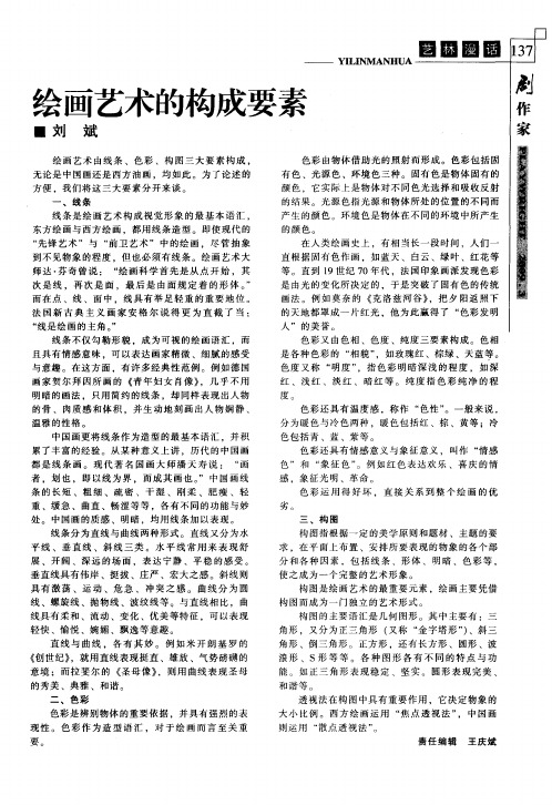 绘画艺术的构成要素