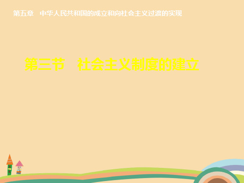 高一历史社会主义制度的建立PPT教学课件