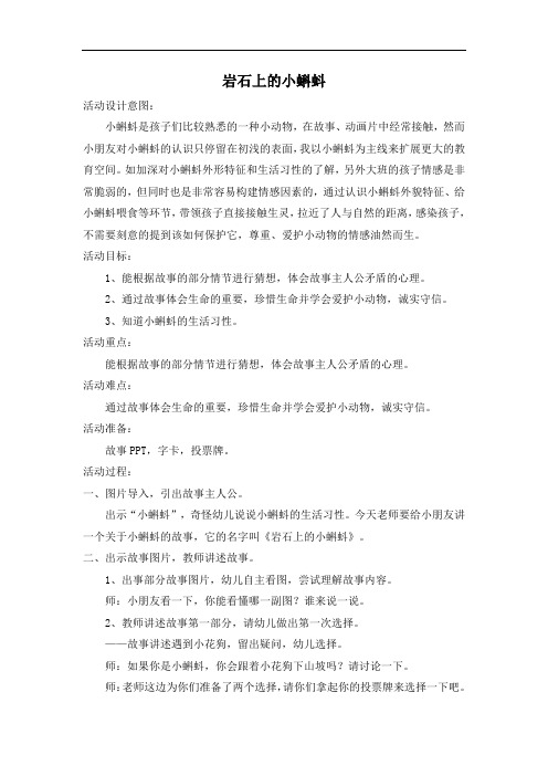 岩石上的小蝌蚪