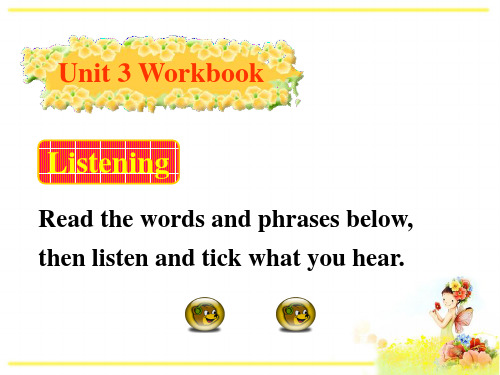 人教版高中英语必修5课件：Unit3 Workbook (共76张PPT)