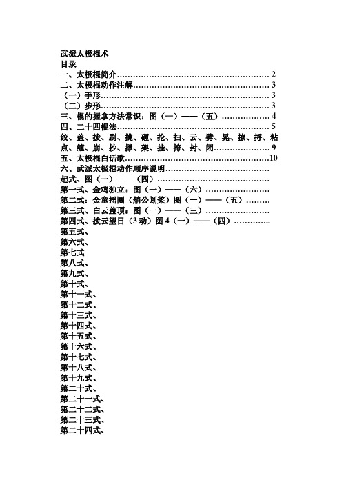 武派太极棍