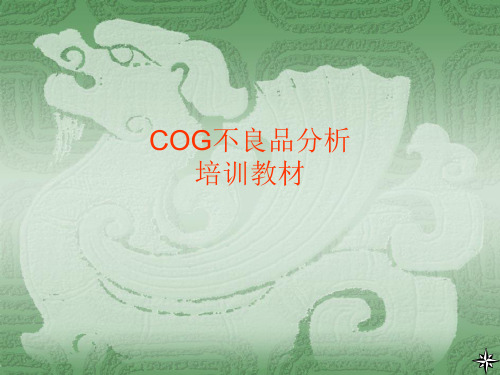 COG不良品分析培训教材