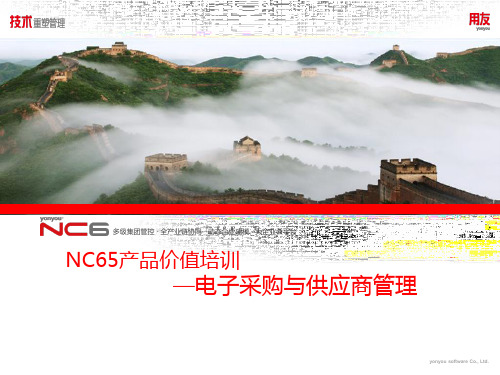 NCV6.5产品价值-电子采购篇(全集)