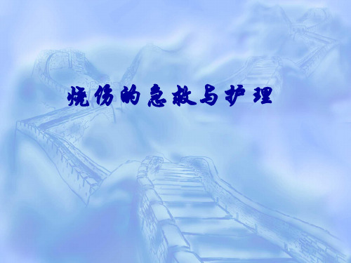 烧伤急救与创面处理(1)