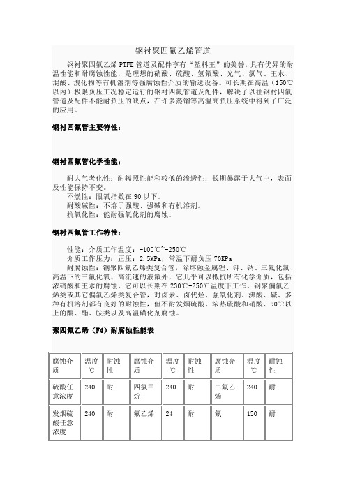 钢衬四氟简介