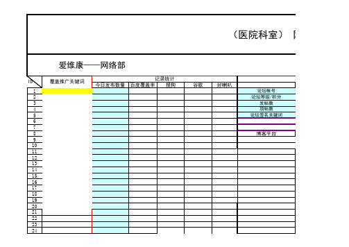 网络推广工作日志格式