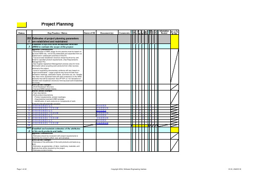 CMMI PIID v1.2实例