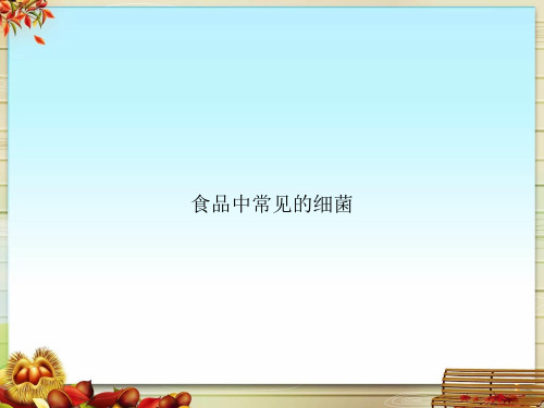 食品中常见的细菌
