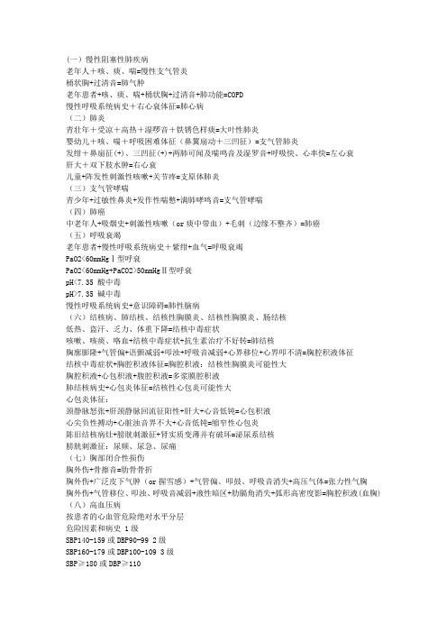 病历分析答题公式帮助您快速诊断