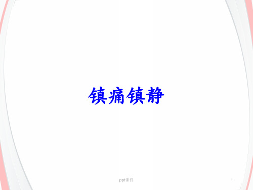 镇痛镇静  ppt课件