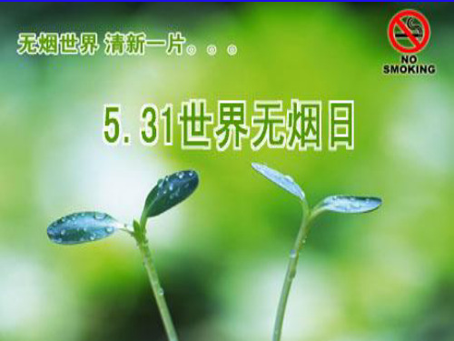 吸烟有害健康ppt课件