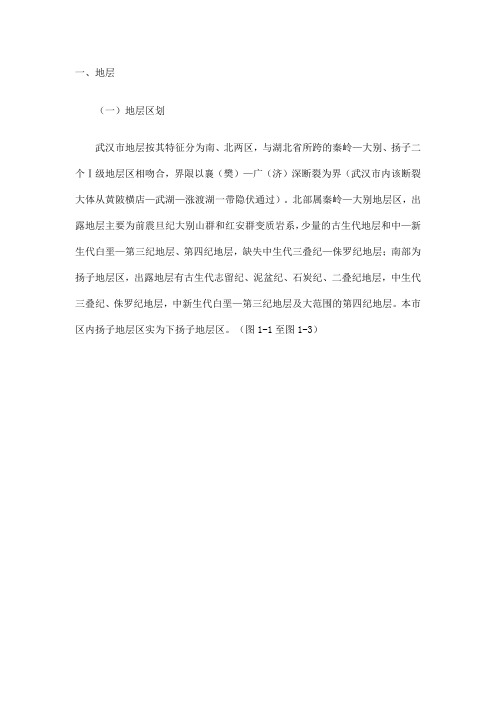 武汉地层