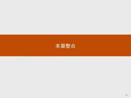 志鸿同步测控设计2015-2016学年北师大版数学选修2-2 第三章 导数应用 本章整合