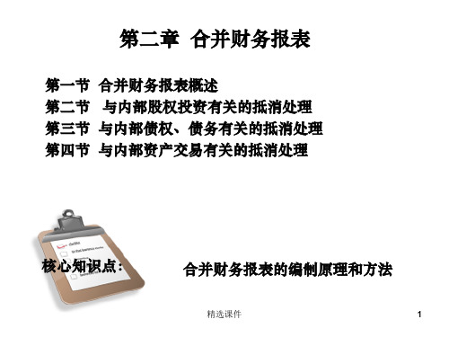 高级财务会计第二章合并财务报表PPT课件