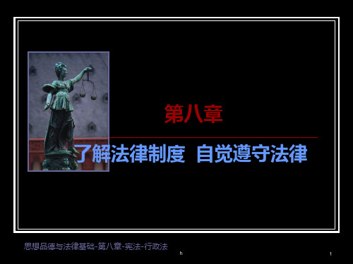了解法律制度  自觉遵守法律