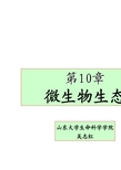 山东大学《微生物学》精品课件10