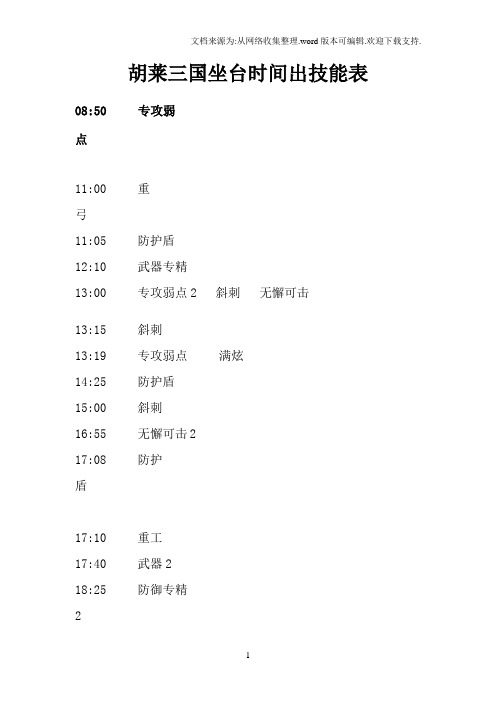 QQ游戏胡莱三国攻略