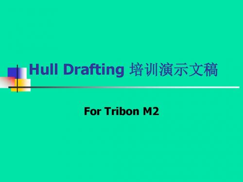 Tribon 船体建模教程解读