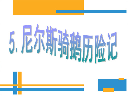 六年级上册语文课件-课文5 尼尔斯骑鹅历险记｜语文S版 (共13张PPT)