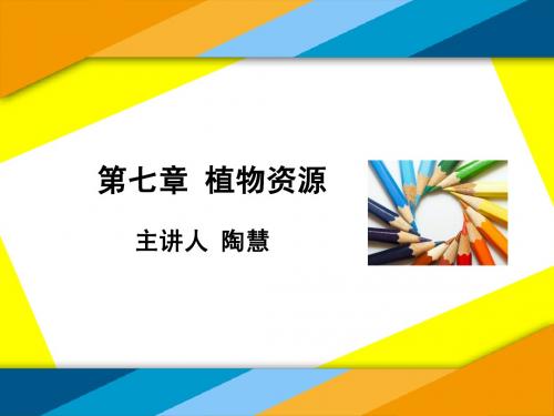 资源学导论第七章