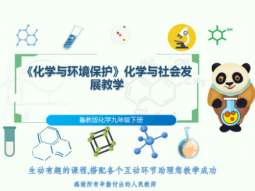 鲁教版化学九年级下册《化学与环境保护》化学与社会发展教学