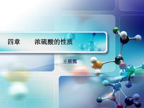 高一上浓硫酸ppt