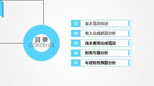 年度财务预算分析报告PPT专题演示