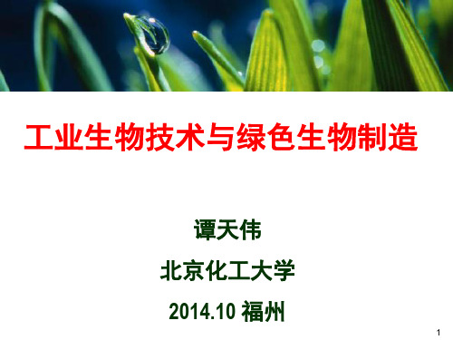 最新-工业生物技术与绿色生物制造-谭天伟 精品