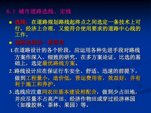 道路交通与道路规划(上册)   第6章
