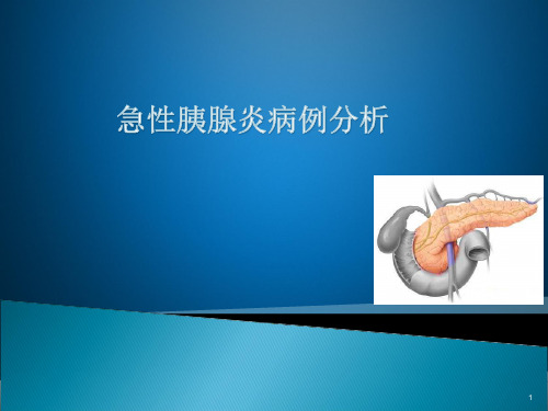 急性胰腺炎病例分析 ppt课件(2)