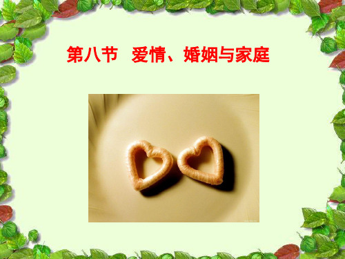 社会心理学爱情婚姻与家庭