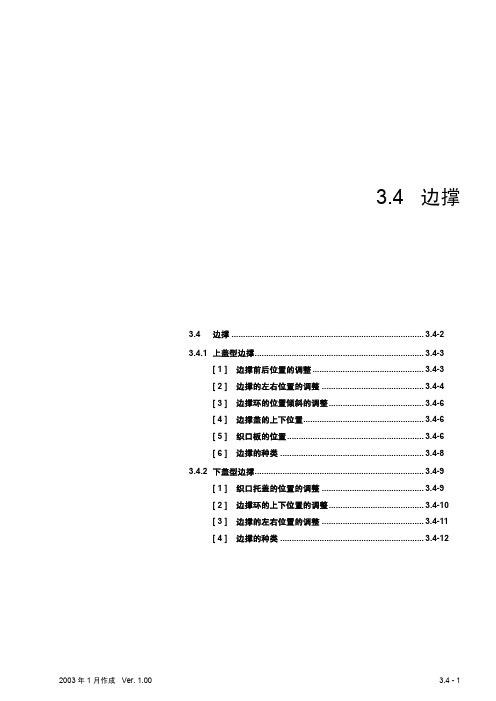丰田JA710织机边撑