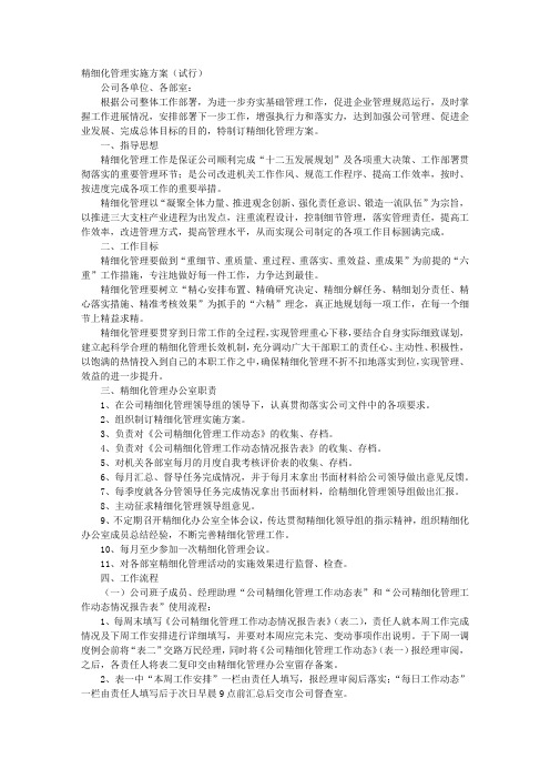 管理延伸实施方案