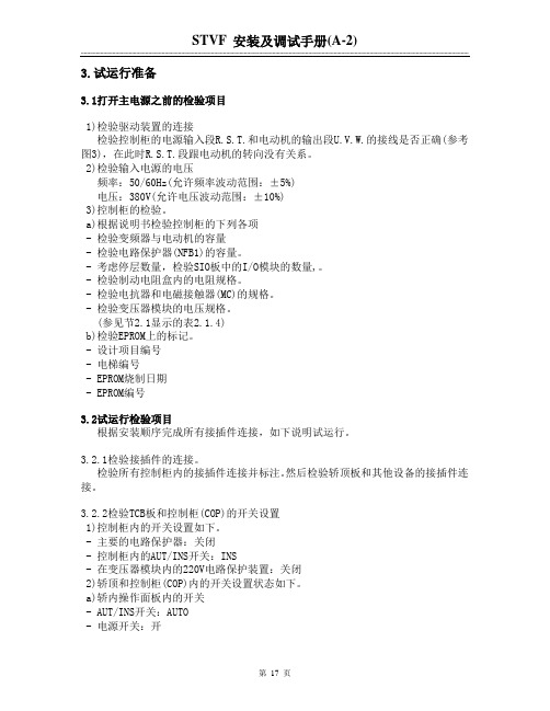 现代梯资料STVF