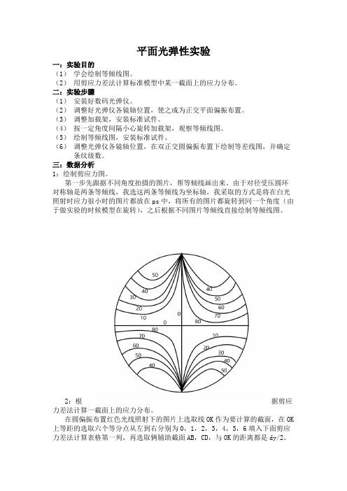 平面光弹性实验