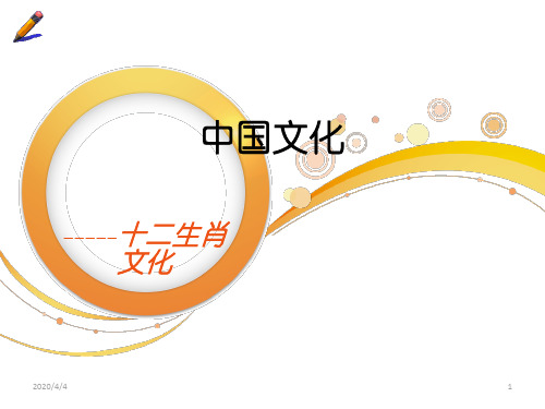 中国文化之十二生肖文化 ppt课件