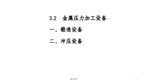 3.2金属压力加工设备ppt课件