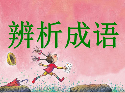 《辨析成语》PPT课件