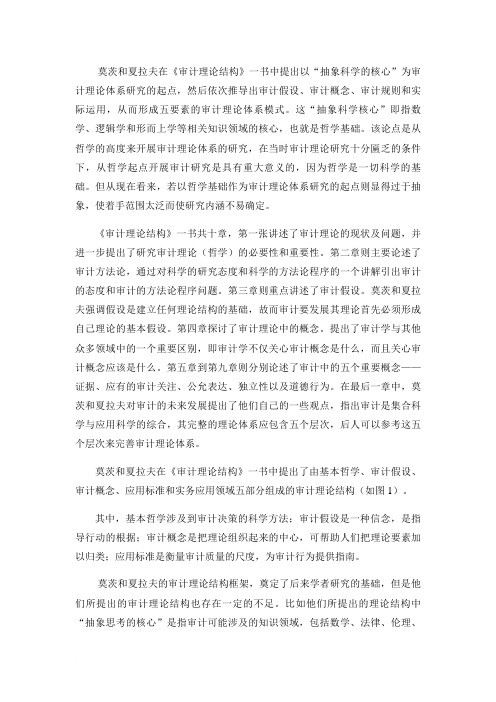 审计理论结构 (2)