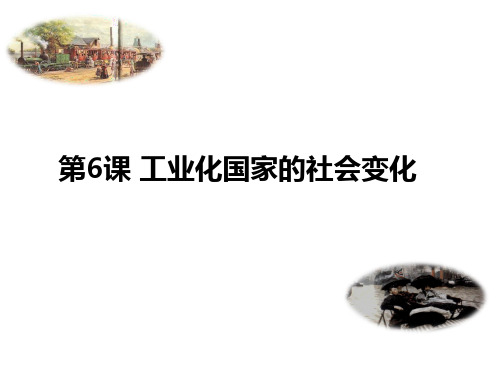 九年级历史下册课件：6 工业化国家的社会变化(共10张PPT)