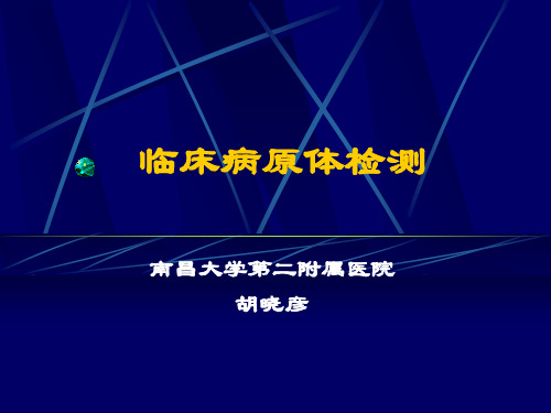 11临床病原体检测