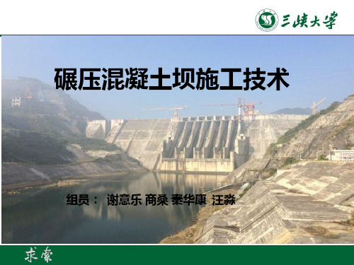 碾压混凝土施工技术